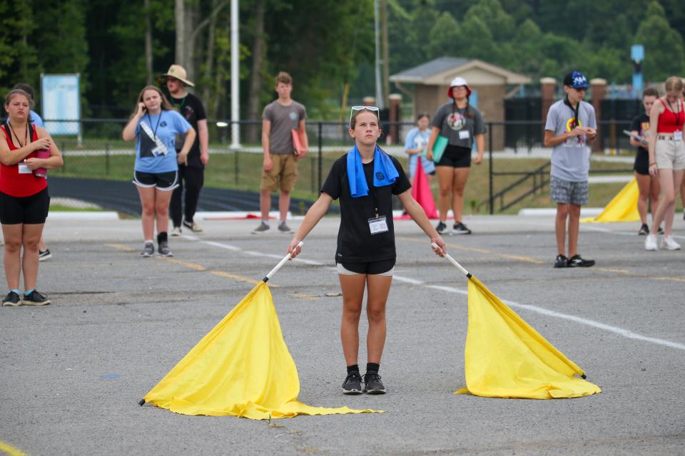 "Our color guard will have newspaper flags to create some of those visual moments."