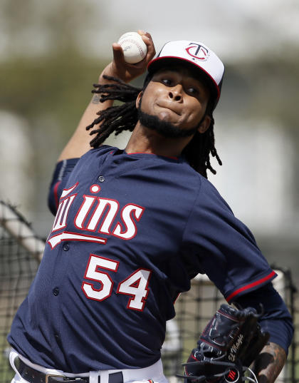 Ervin Santana signed with the Twins as a free agent and immediately left the rotation in a bind. (AP)