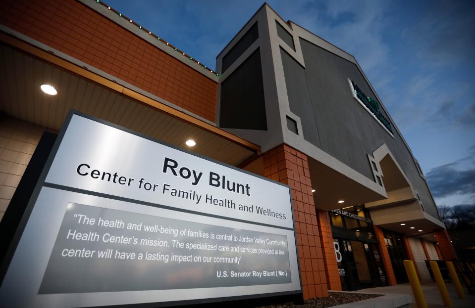 Jordan Valley Community Health Center unveiled the new Roy Blunt Center for Family Health and Wellness at the corner of Kansas Expressway and Grand Street on Thursday, Dec. 15, 2022. 