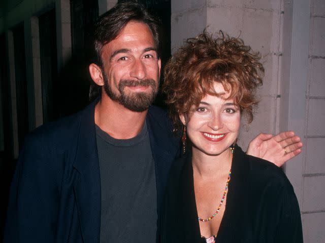 <p>Ron Galella, Ltd./Ron Galella Collection/Getty </p> Annie Potts and James Hayman attending a party for 'Buffy the Vampire Slayer' on July 30, 1992 in Los Angeles, California.