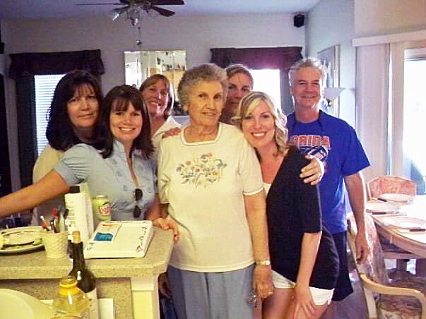 Grace Schultz, center, with members of her family. (Courtesy Deborah Stella)