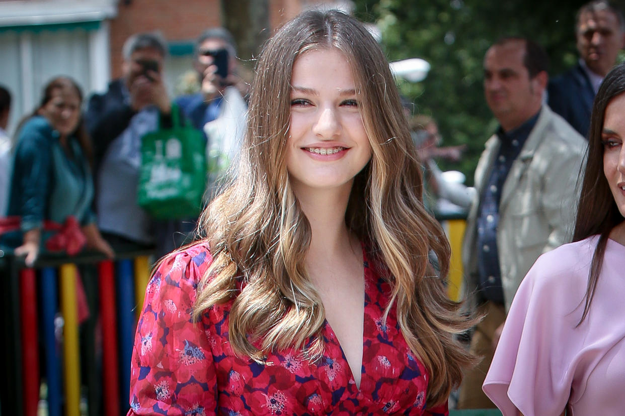 La princesa Leonor en la confirmación de su hermana. (Photo by Paolo Blocco/WireImage)