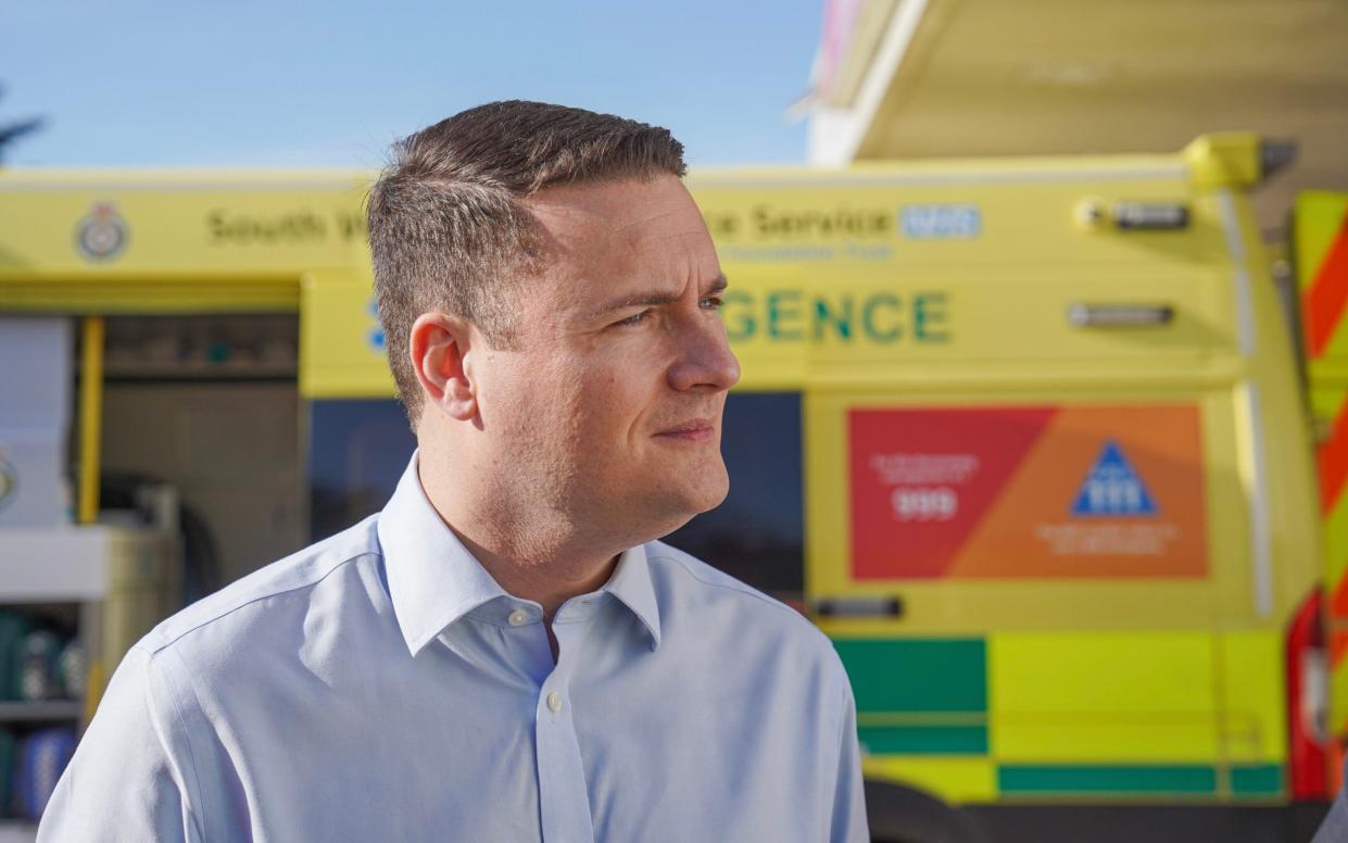 Mr Streeting argued that the NHS must be 'a service, not a shrine'