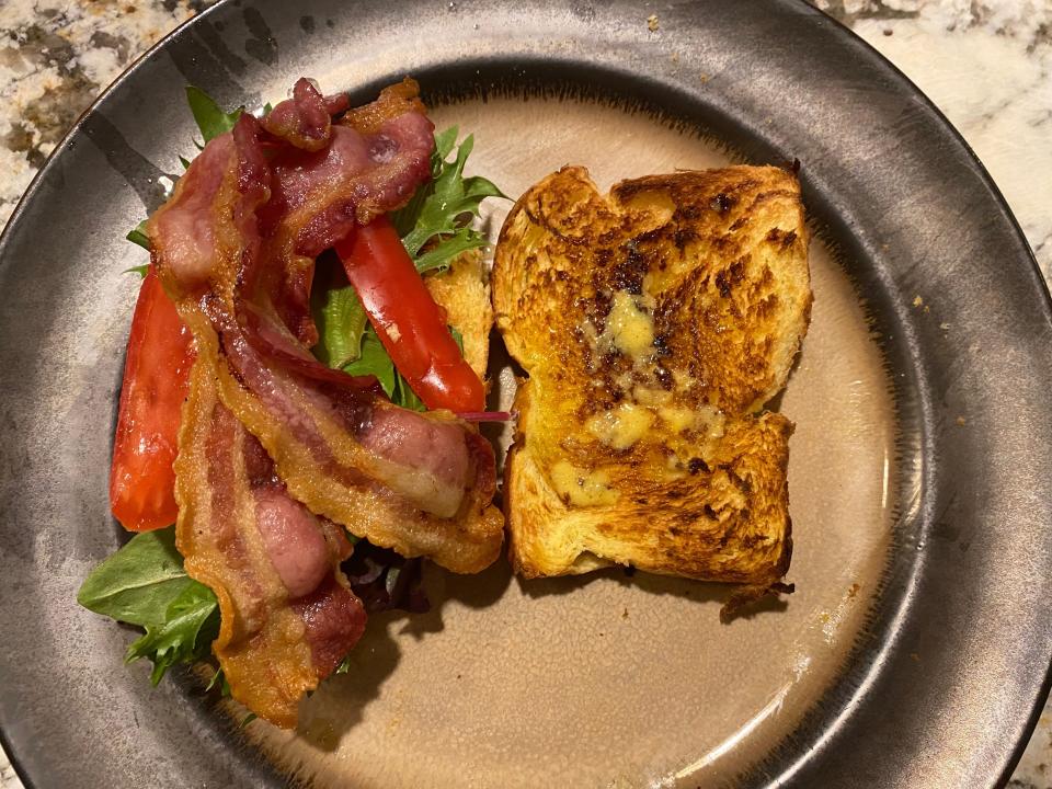 assembled blt sandwich