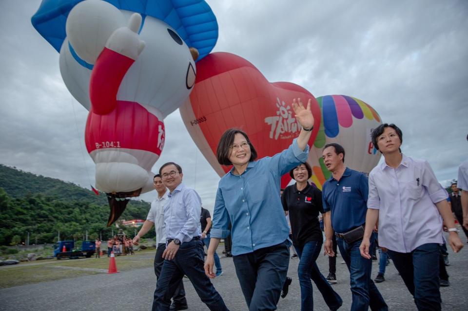 總統蔡英尋求2020連任。   圖：翻攝自蔡英文總統臉書