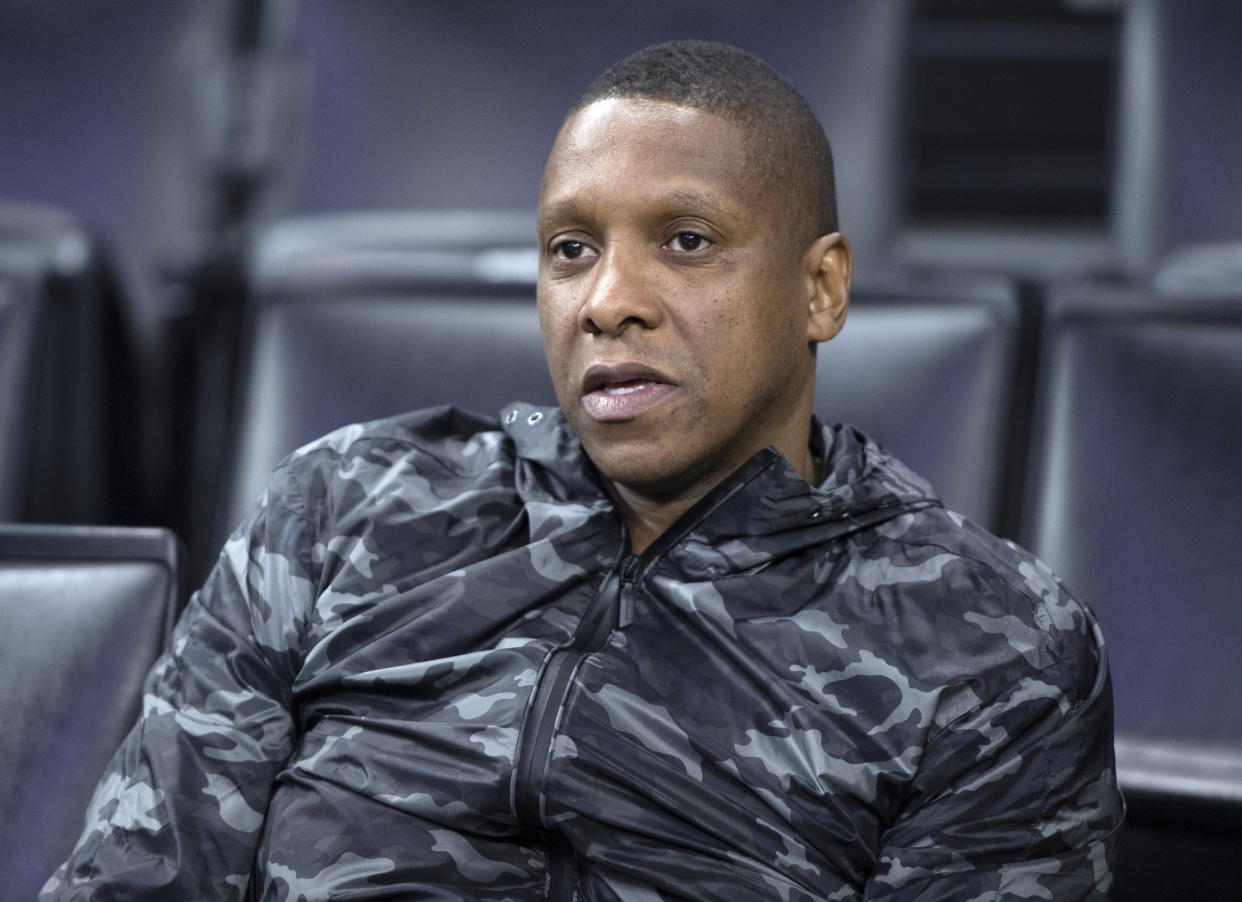 This is the kind of performance Raptors general manager Masai Ujiri envisioned when revamping Toronto's roster (AP)