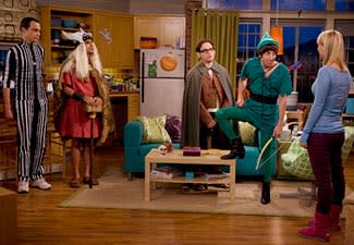 The 'Big Bang' nerds got into the Halloween spirit (CBS/Warner Bros. Television)