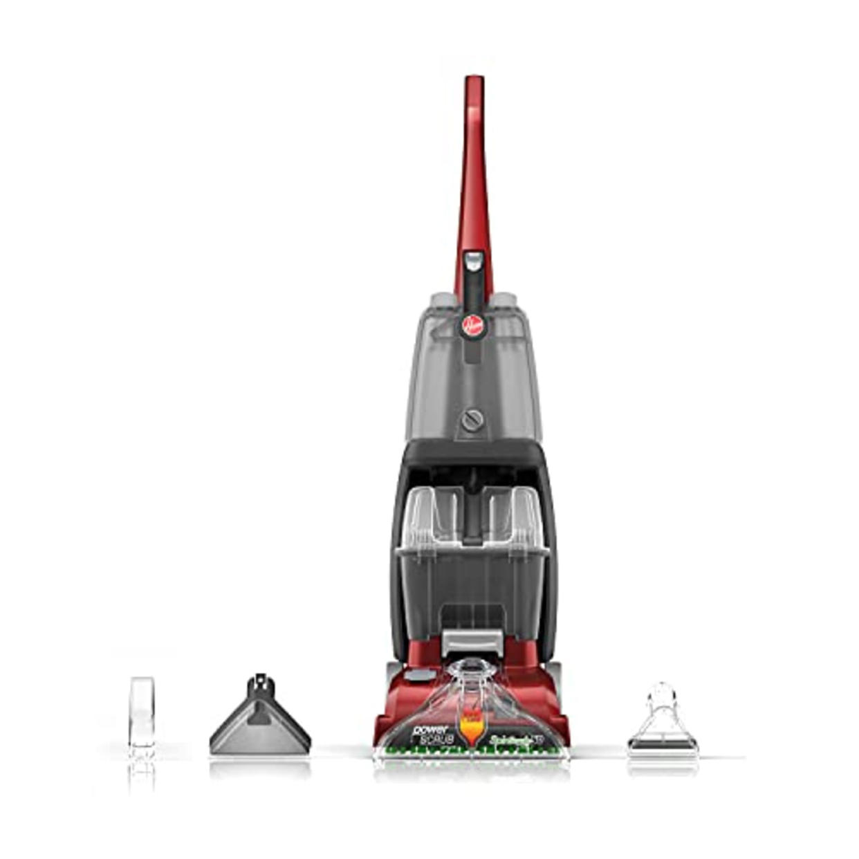 Hoover Power Scrub Deluxe Carpet Cleaner Machine, Upright Shampooer, FH50150NC, Red, 27 (AMAZON)