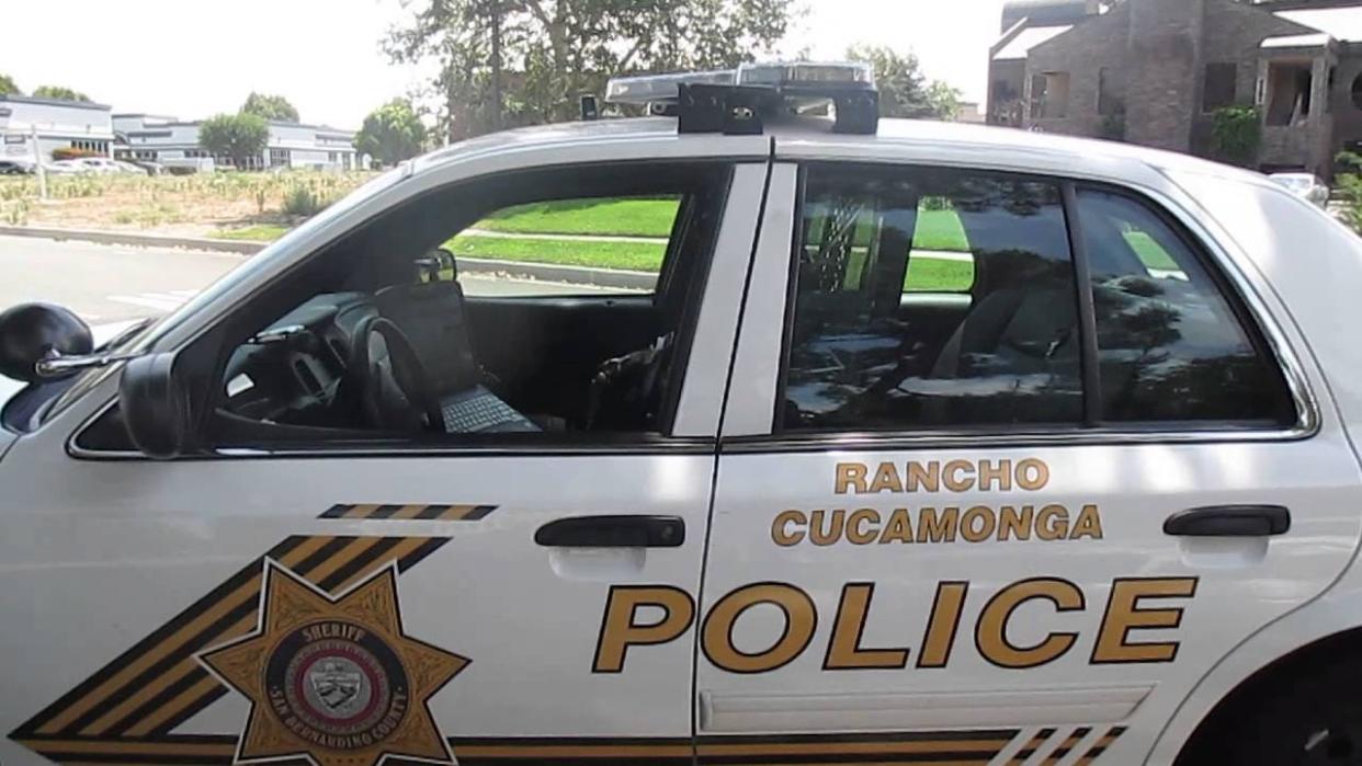 A Rancho Cucamonga Sheriff’s deputy is recovering after being struck twice by gunfire by a suspect who neighbors reported as suspicious.