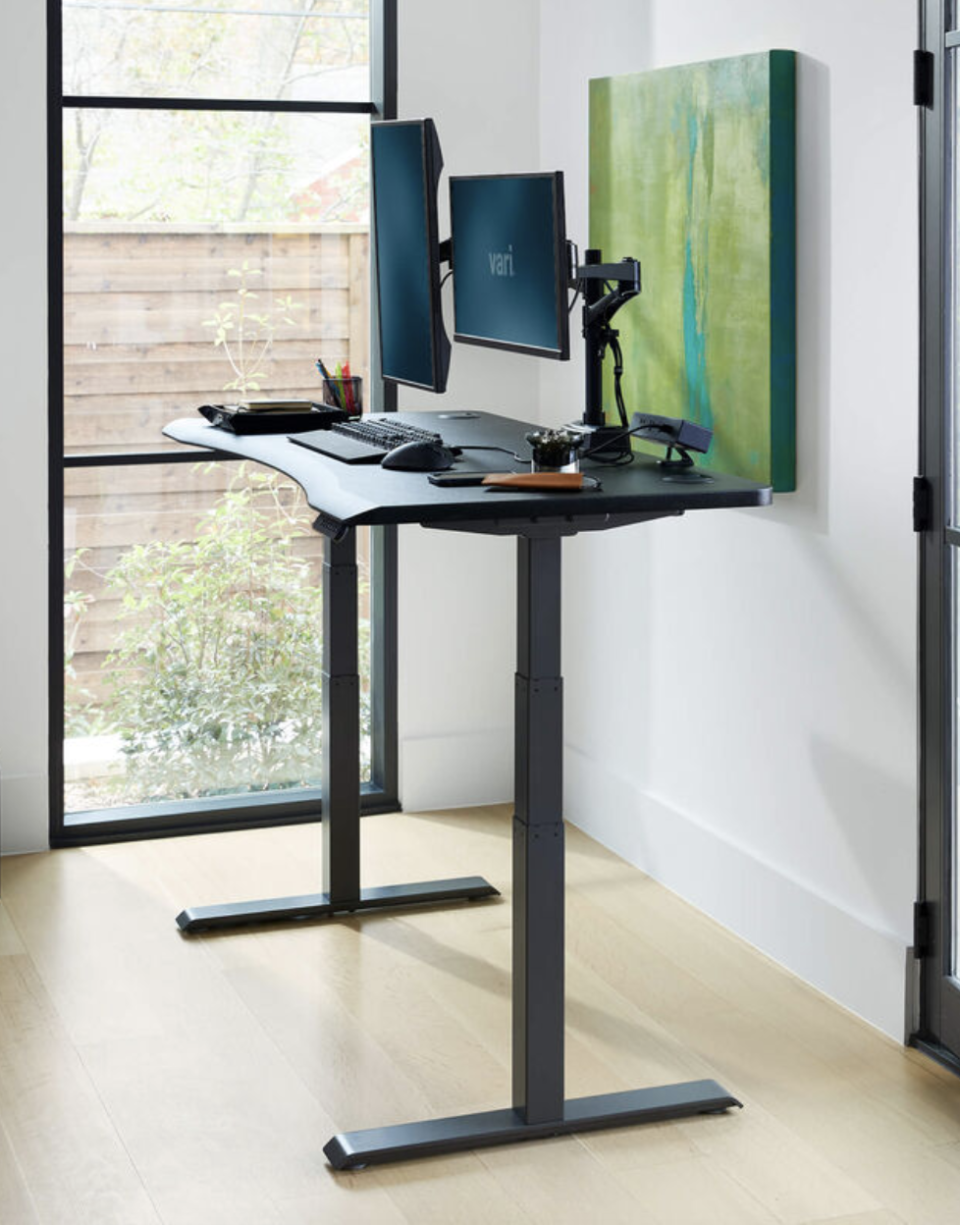 Curve Electric Standing Desk 60x30, How to Work from Home According to 12 Year Veteran