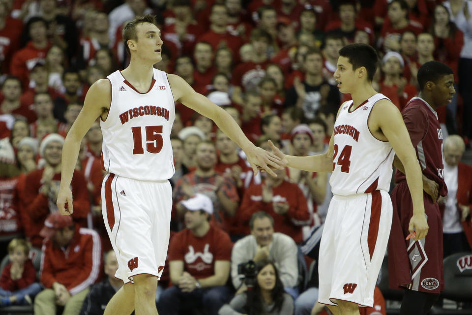 Sam Dekker and Bronson Koenig led Wisconsin to back-to-back Final Four appearances. (Getty Images)