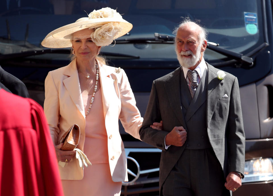 Prince and Princess Michael of Kent at Prince Harry and Meghan Markle's wedding last May [Photo: PA]