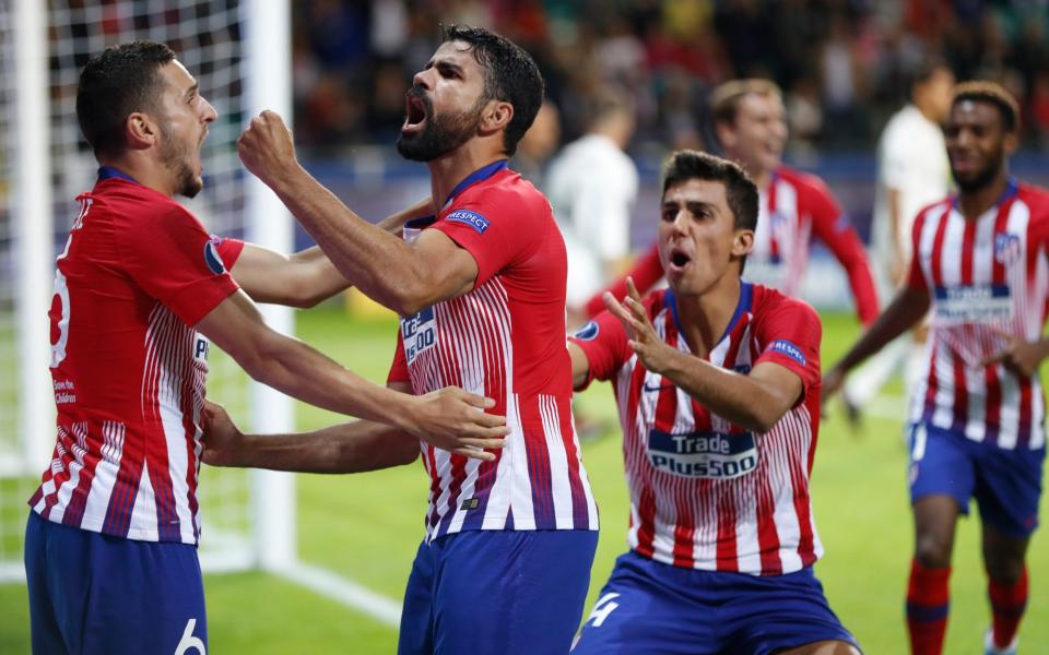 Diego Costa scored twice but was also fortunate not to be sent off - AP