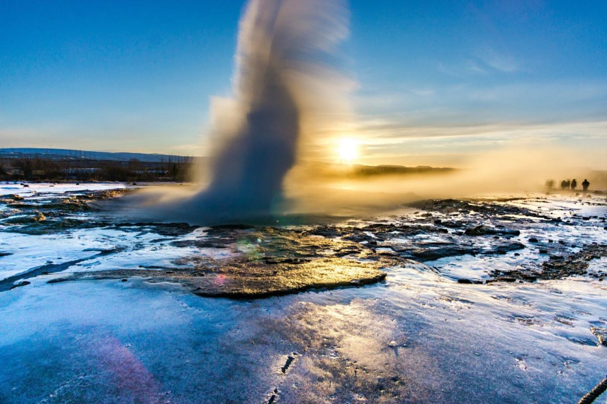 Snæfellsnes Peninsula geyser