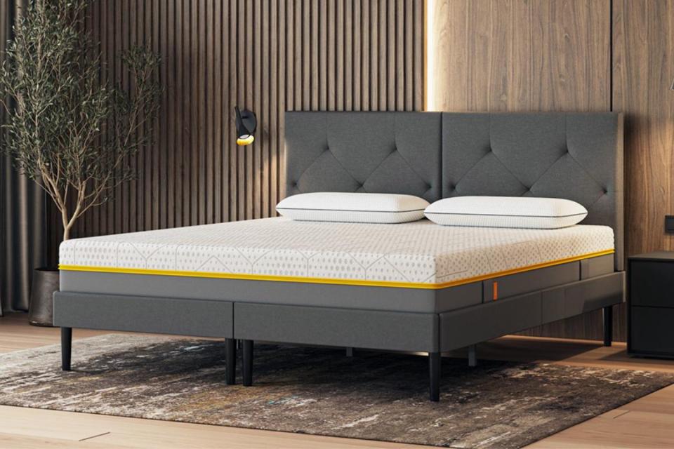 The Emma Zero Gravity mattress in a bedroom with pillows