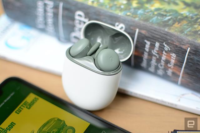 Google Pixel Buds A-Series True Wireless In-Ear Headphones Olive