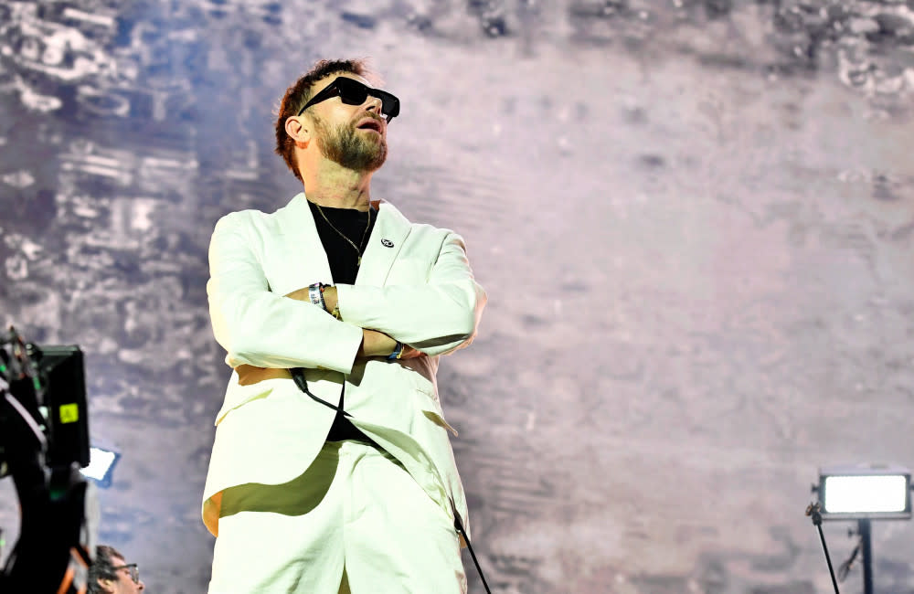 Damon Albarn called out the Coachella crowd for not singing along to 'Girls and Boys' credit:Bang Showbiz