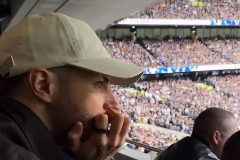 Santiago Gimenez was in attendance for Tottenham vs Arsenal on Sunday