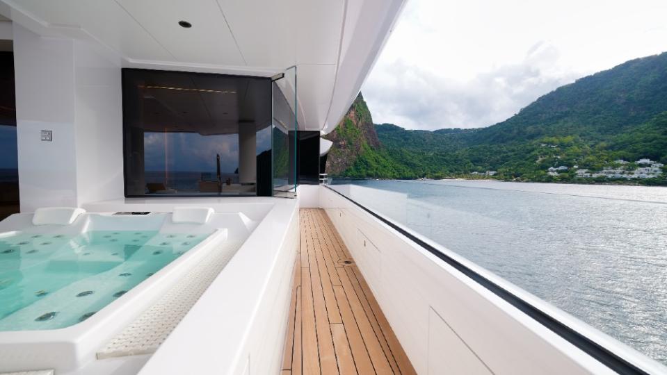 The superyacht Artefact has a whimsical interior and exterior, but is also one of the most technically sophisticated yachts on the water. 