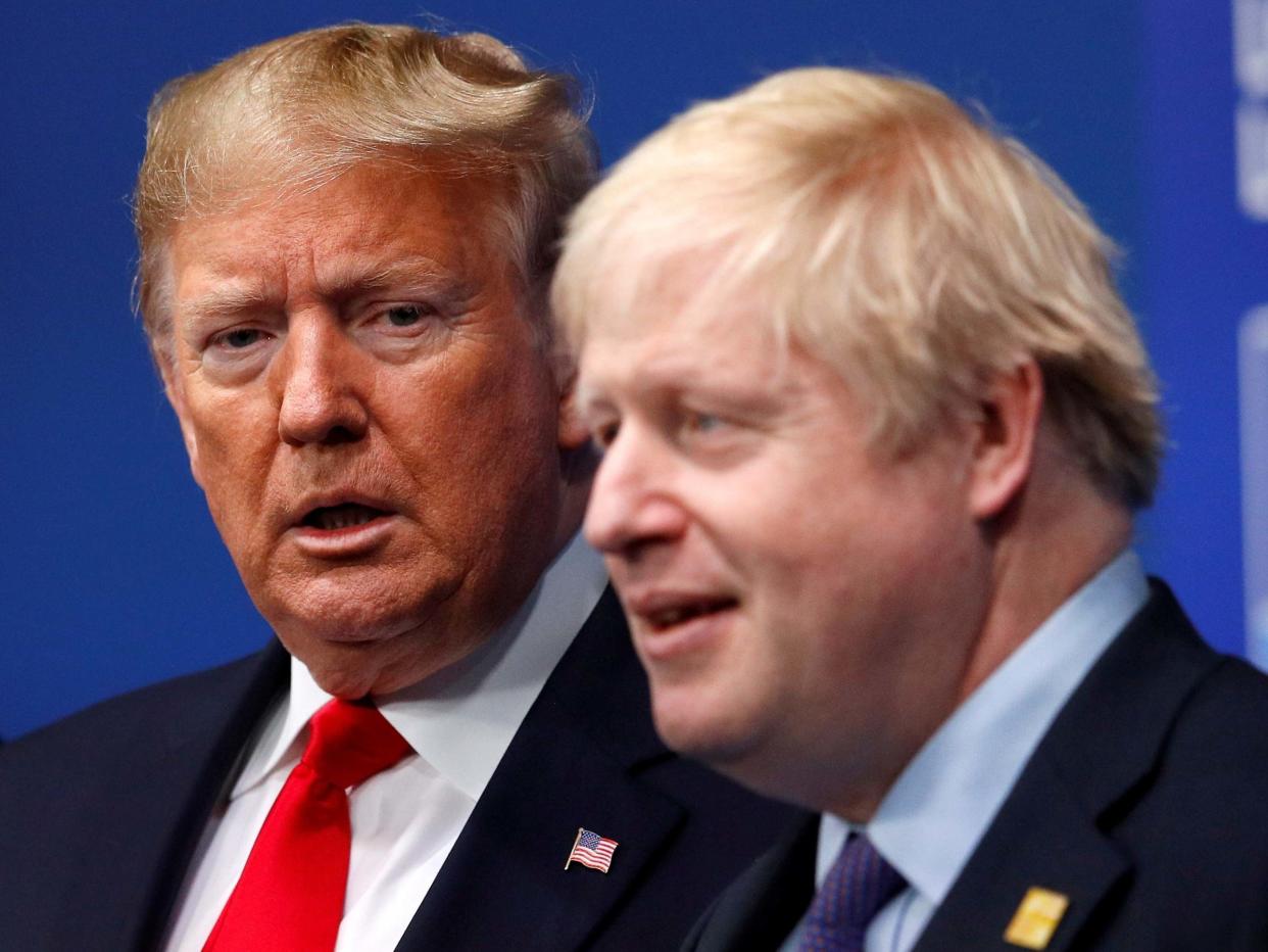 So what are you meant to think when a British prime minister stands up to a bullying, universally loathed president of the United States?: Reuters