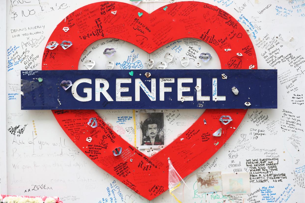 Grenfell Tower mosaic (PA Wire)