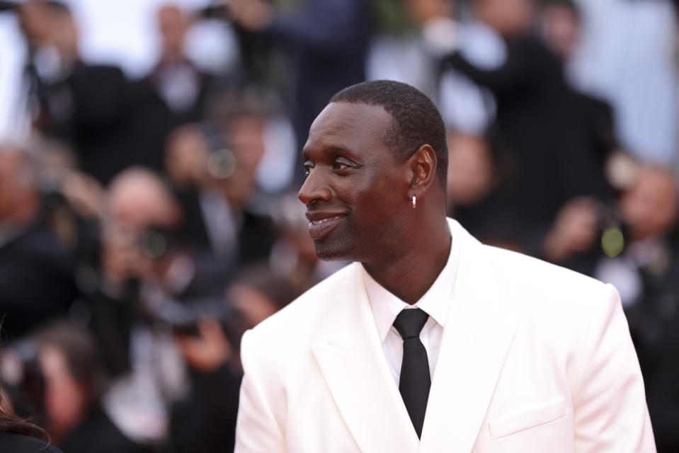 Jury member Omar Sy poses for photographers upon arrival at the awards ceremony and the premiere of the film 'The Second Act' during the 77th international film festival, Cannes, southern France, Tuesday, May 14, 2024. (Photo by Vianney Le Caer/Invision/AP)