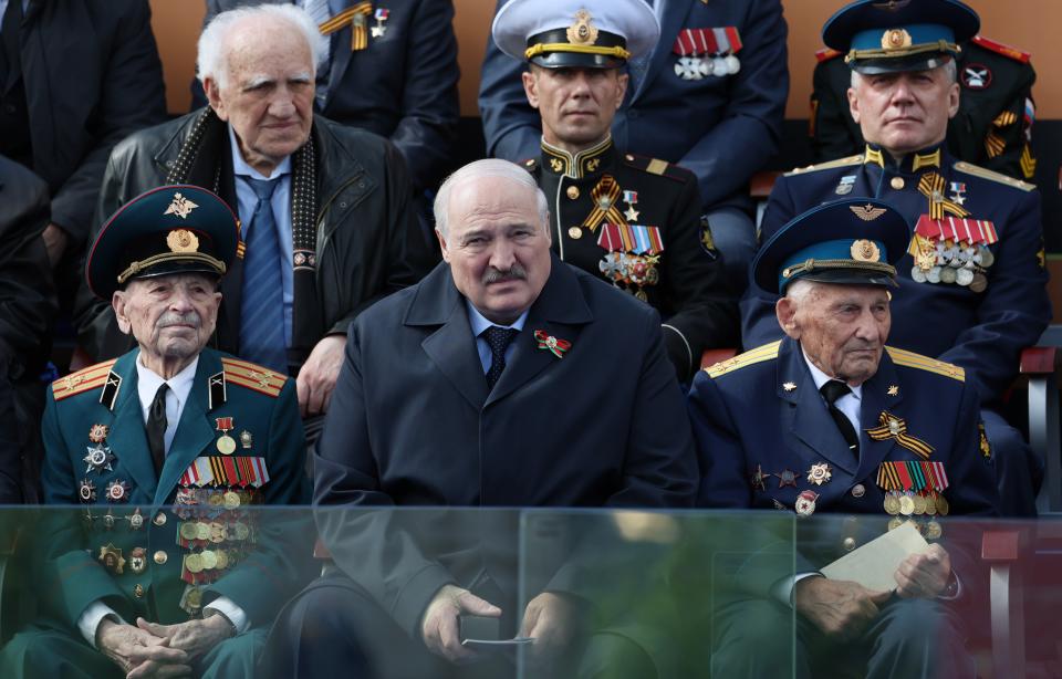自1994年執政至今、現年68歲的魯卡申柯（Alexander Lukashenko）已經6天沒有公開現身，缺席數場重要活動。（法新社資料照）