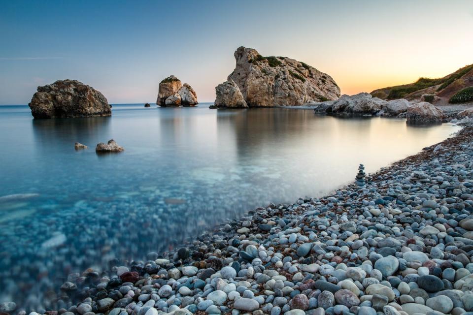 Petra tou Romiou, also known as Aphrodite’s Rock, near Paphos (Ministry of Tourism – Republic of Cyprus)