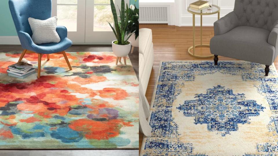 You can find loads of rugs like these are great prices in this sale.