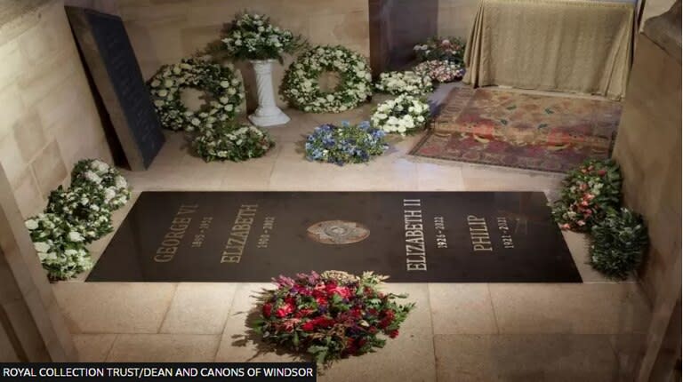 La tumba de Isabel II