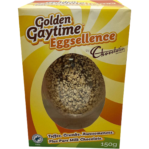 Package of Chocolatier Golden Gaytime Eggsellence Easter Egg 