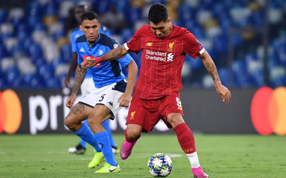Allan in action against Roberto Firmino and Liverpool last season - Getty Images