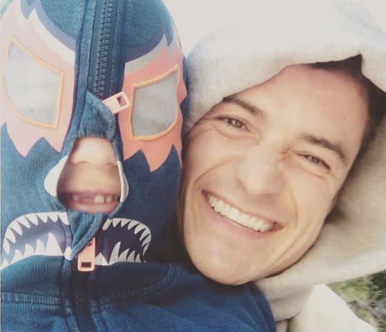 Orlando Bloom Instagram Orlando Bloom and son Flynn