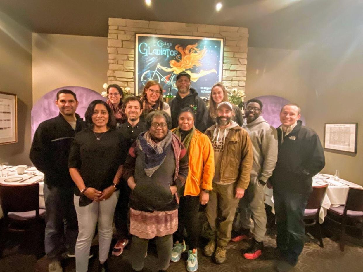 Rekindle Fellowship is working to build better relationships between Black and Jewish communities in Northeast Ohio. The organization was co-founded in 2020 by Charmaine Rice (front, left)  and Matt Feldman, (front, right)