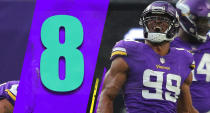 <p>The Vikings made the Lions look terrible with 10 sacks. Is that the sign the somewhat dormant Vikings defense is back? If that’s a sign of things to come, don’t sleep on the Vikings the rest of this season. (Danielle Hunter) </p>
