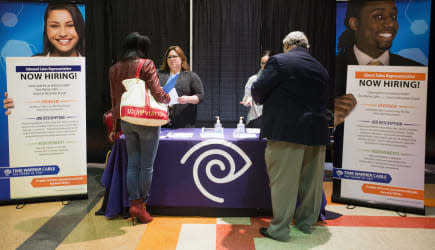 A Choice Career Fair As Jobless Claims Drop