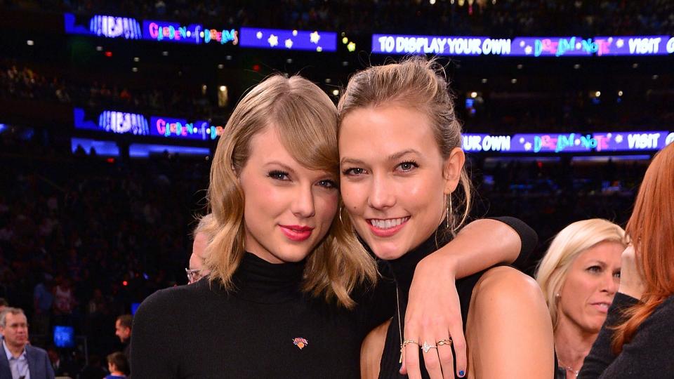 Celebrities attend the Chicago Bulls vs. New York Knicks game on October 29, 2014.