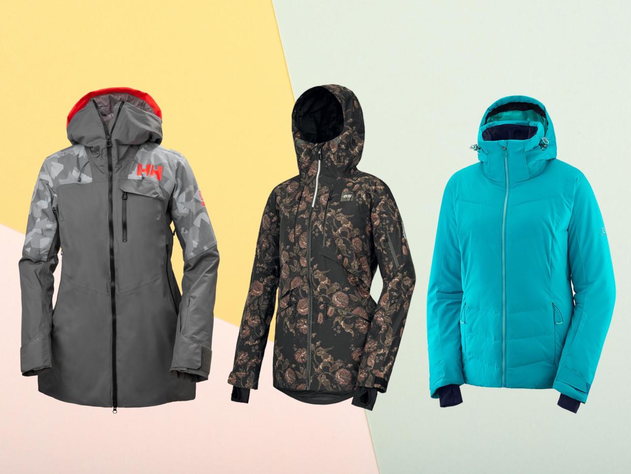 We recommend choosing a jacket with certain key design features, such as a snow skirt, which does up snugly around your waist to stop any snow getting in if you do fall over (The Independent/iStock)