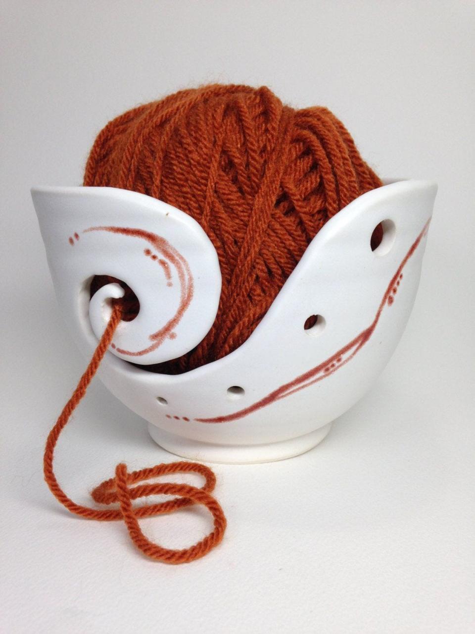 19) Ceramic Knitting Bowl