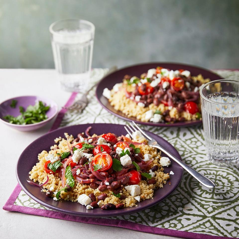 Nigella Lawson’s Feta, Black Bean and Clementine Couscous (Ocado)