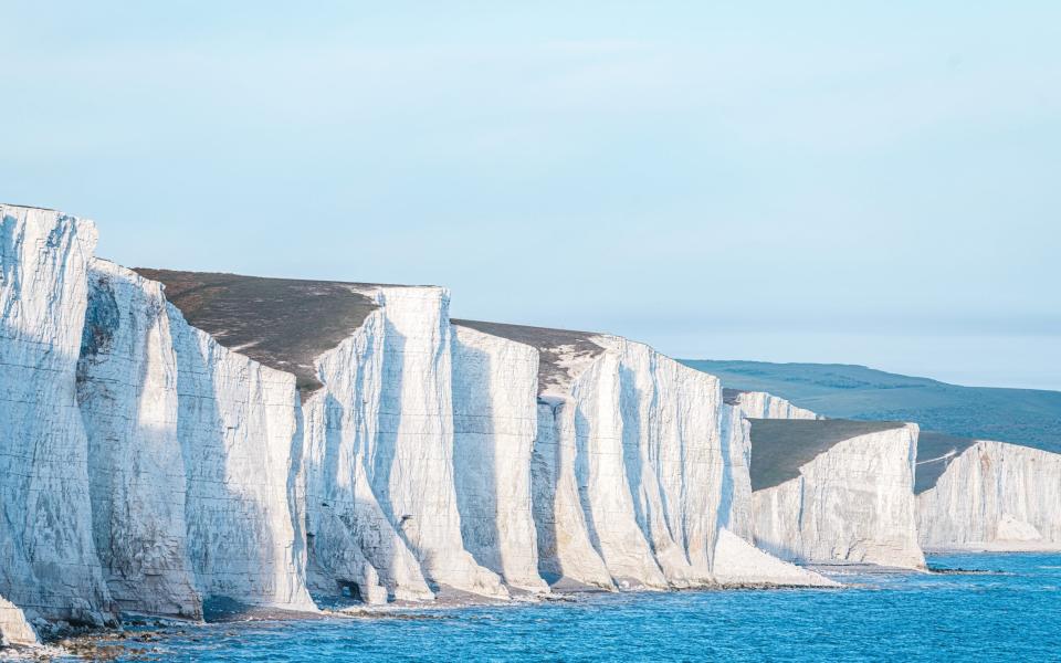  Seven Sisters on the East Sussex coast, sunniest place in England - Getty