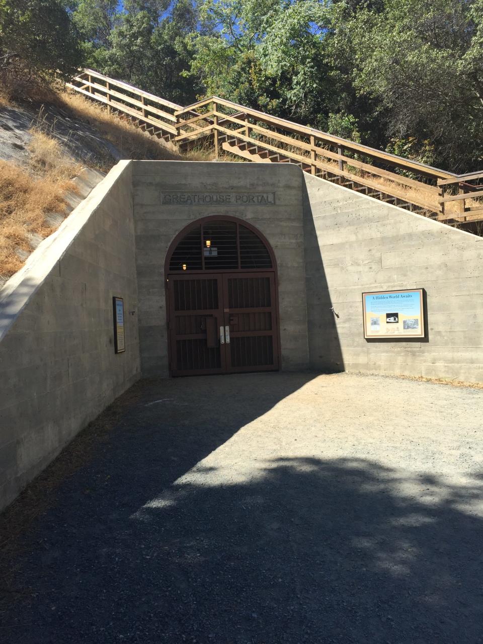 Greathouse Mine Portal, housing the visitor center at Black Diamond Mines Regional Park.