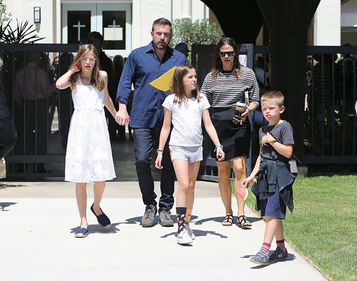 ´Jennifer Garner tiene tres hijos en edad adolescente con Ben Affleck