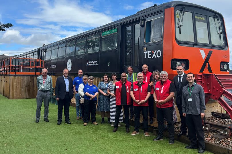 The converted train for SEND students at The Dales School in Blyth, which has won a Love Northumberland award.