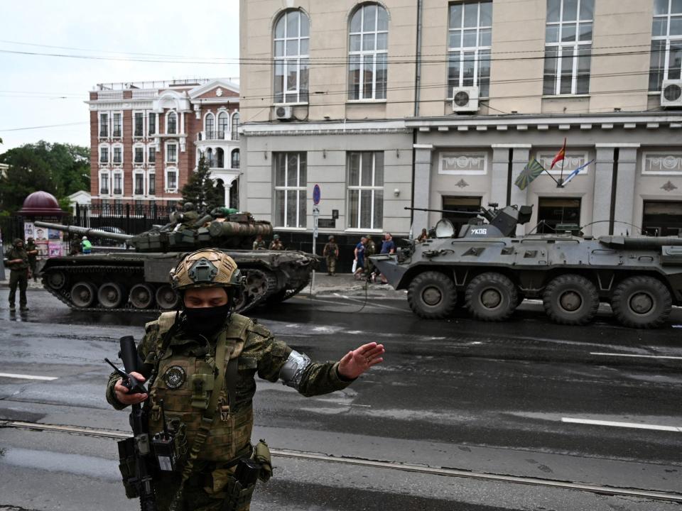 Wagner fighters deployed in Rostov-on-Don