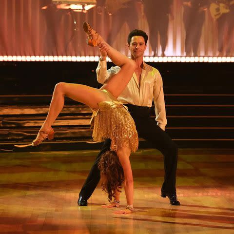 <p>ABC/Disney</p> Alyson Hannigan and Sasha Farber on 'Dancing With the Stars'