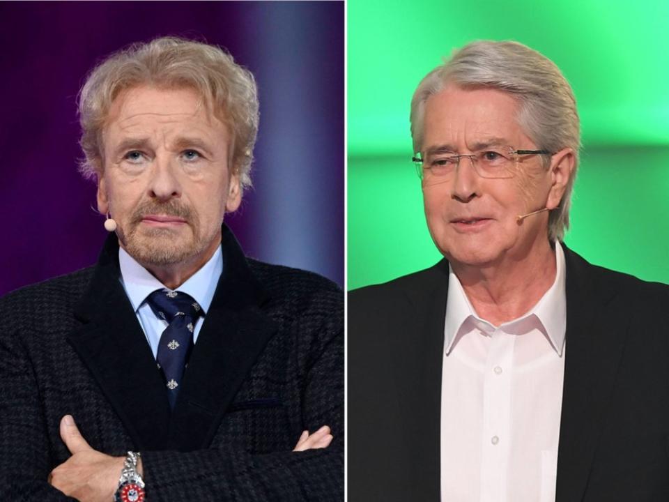 Die Super-Entertainer Thomas Gottschalk und Frank Elstner im gemeinsamen Gespräch. (Bild: imago/Spöttel Picture / imago/Future Image)