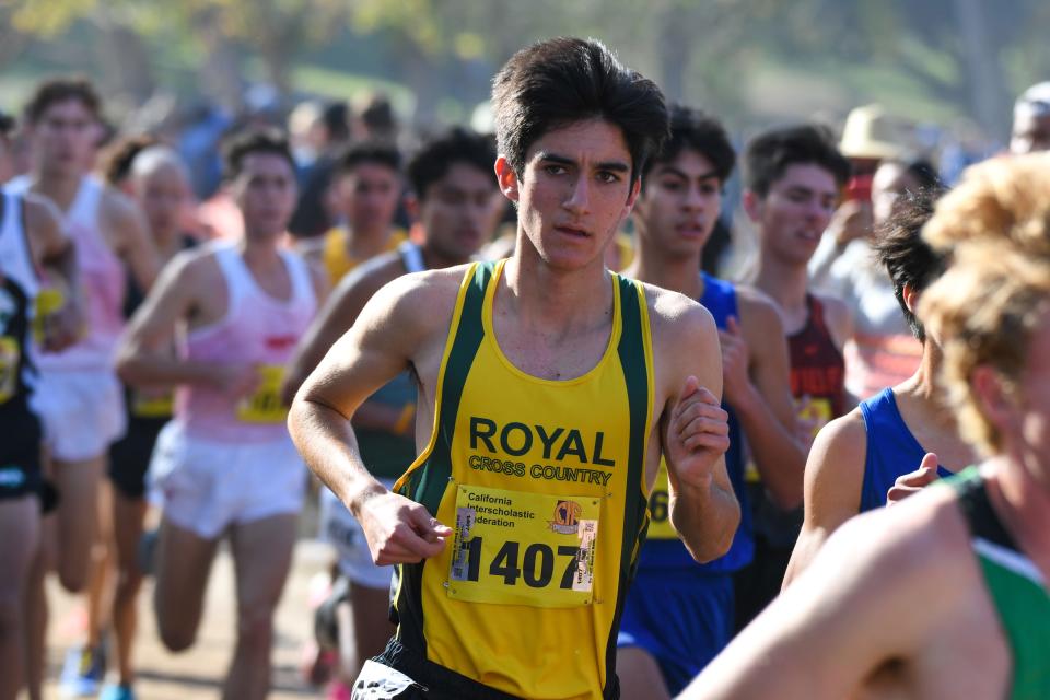 Royal High's Jonah Bazerkanian finished as the Boys Runner of the Year in the Coastal Canyon League.