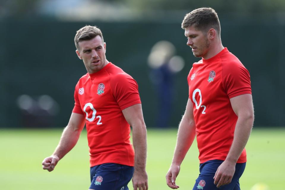 George Ford (left) and Owen Farrell could unite for England again at the World Cup (PA Archive)