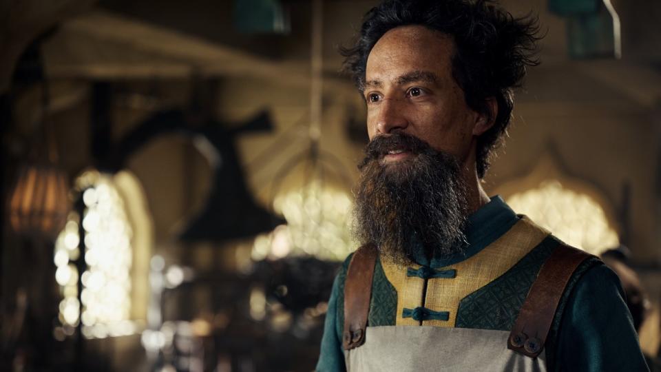 Avatar: The Last Airbender. Danny Pudi as The Mechanist in season 1 of Avatar: The Last Airbender. Cr. Robert Falconer/Netflix © 2023